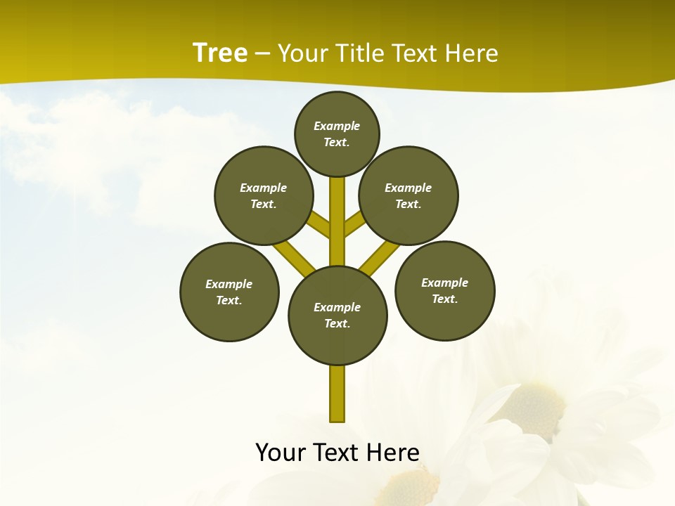 Scenery Health Chamomile PowerPoint Template