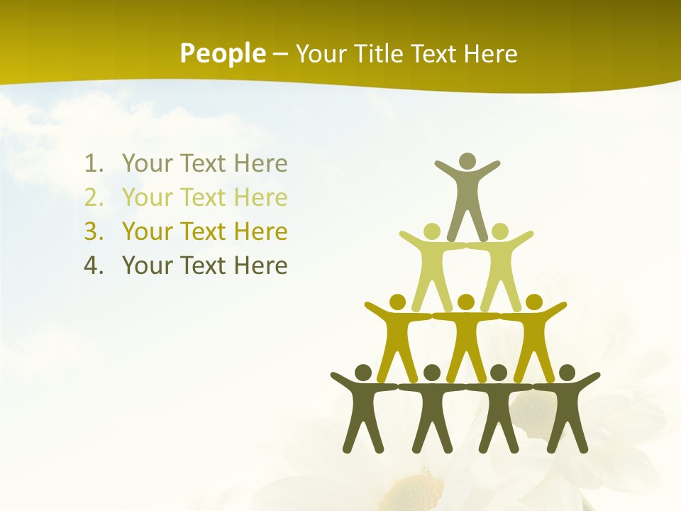 Scenery Health Chamomile PowerPoint Template