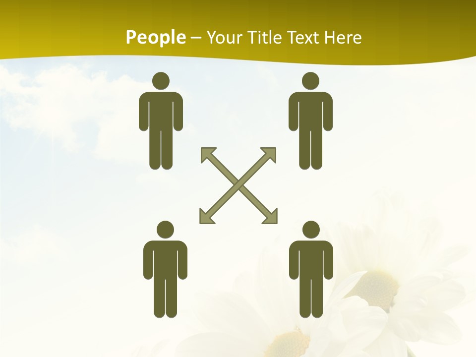 Scenery Health Chamomile PowerPoint Template