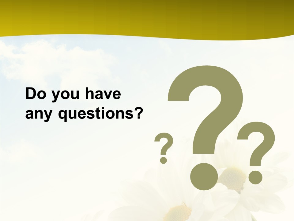 Scenery Health Chamomile PowerPoint Template