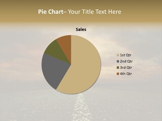 Moving Race Sunrise PowerPoint Template