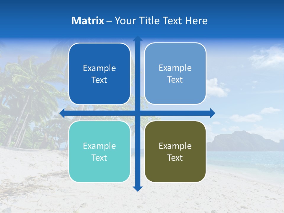 Water Sea Beauty PowerPoint Template