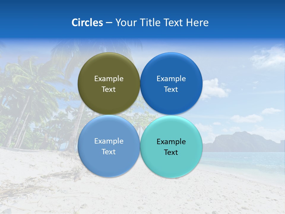 Water Sea Beauty PowerPoint Template