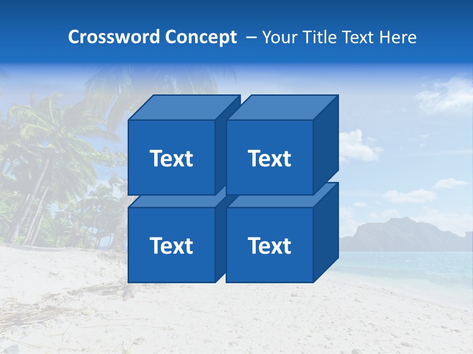 Water Sea Beauty PowerPoint Template