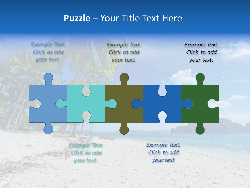 Water Sea Beauty PowerPoint Template