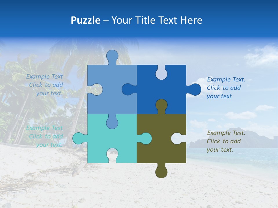 Water Sea Beauty PowerPoint Template