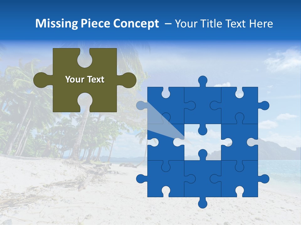 Water Sea Beauty PowerPoint Template