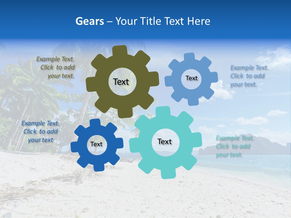 Water Sea Beauty PowerPoint Template