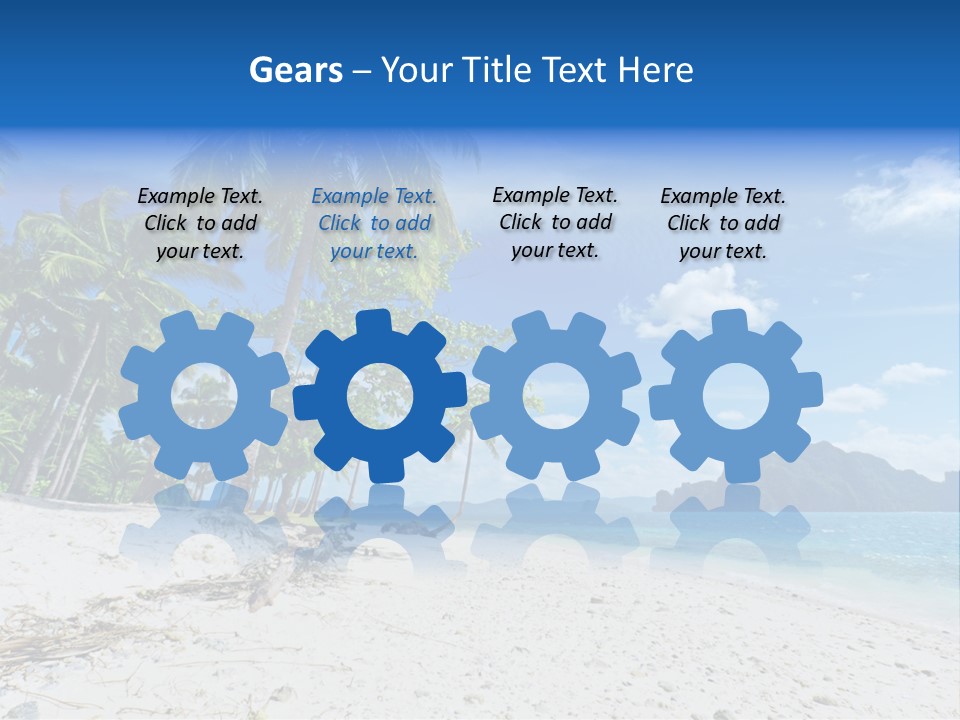 Water Sea Beauty PowerPoint Template