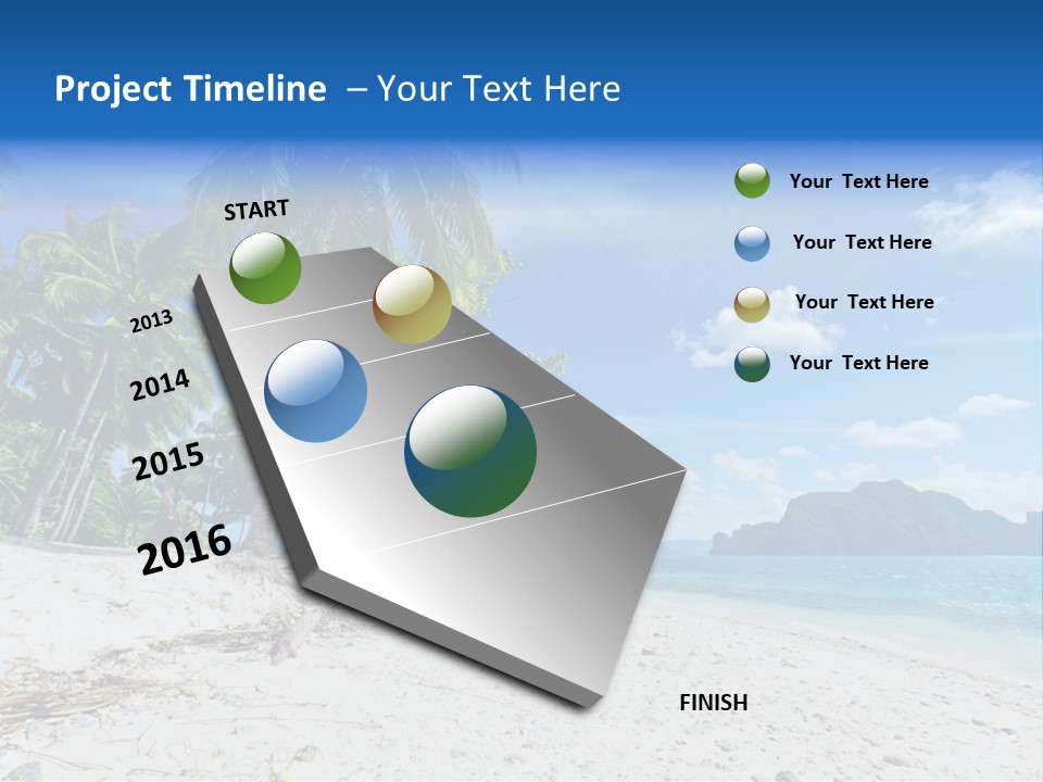 Water Sea Beauty PowerPoint Template