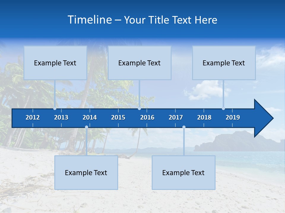 Water Sea Beauty PowerPoint Template