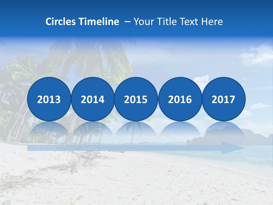 Water Sea Beauty PowerPoint Template