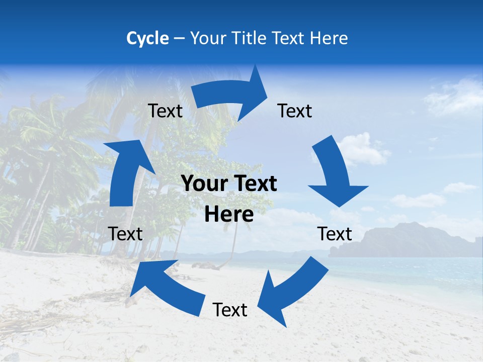 Water Sea Beauty PowerPoint Template