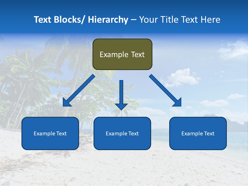 Water Sea Beauty PowerPoint Template