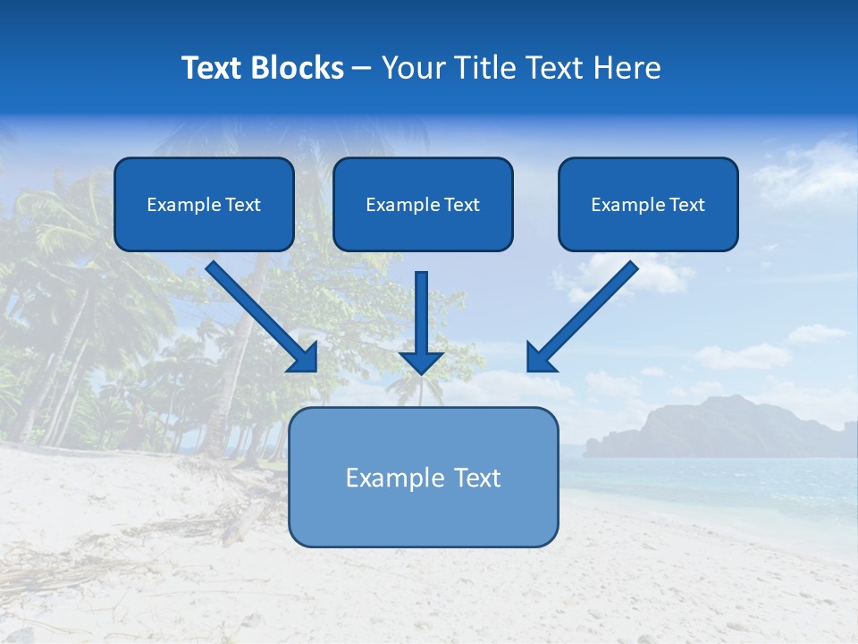 Water Sea Beauty PowerPoint Template