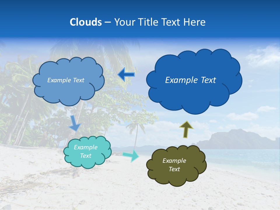 Water Sea Beauty PowerPoint Template