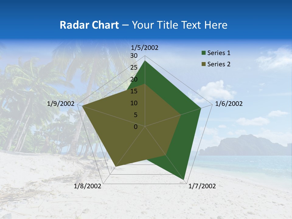 Water Sea Beauty PowerPoint Template