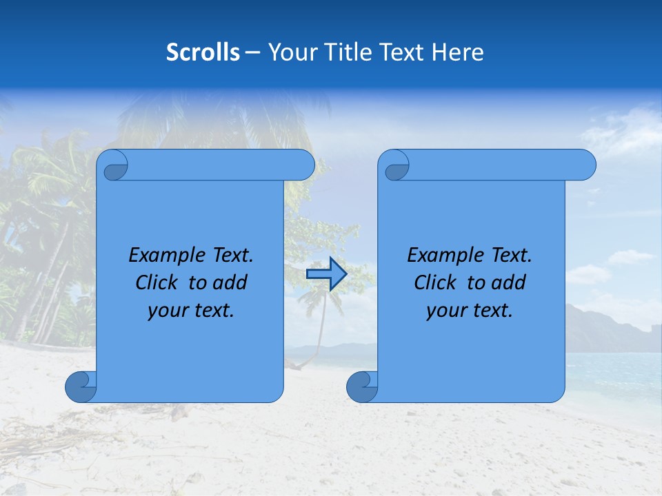 Water Sea Beauty PowerPoint Template