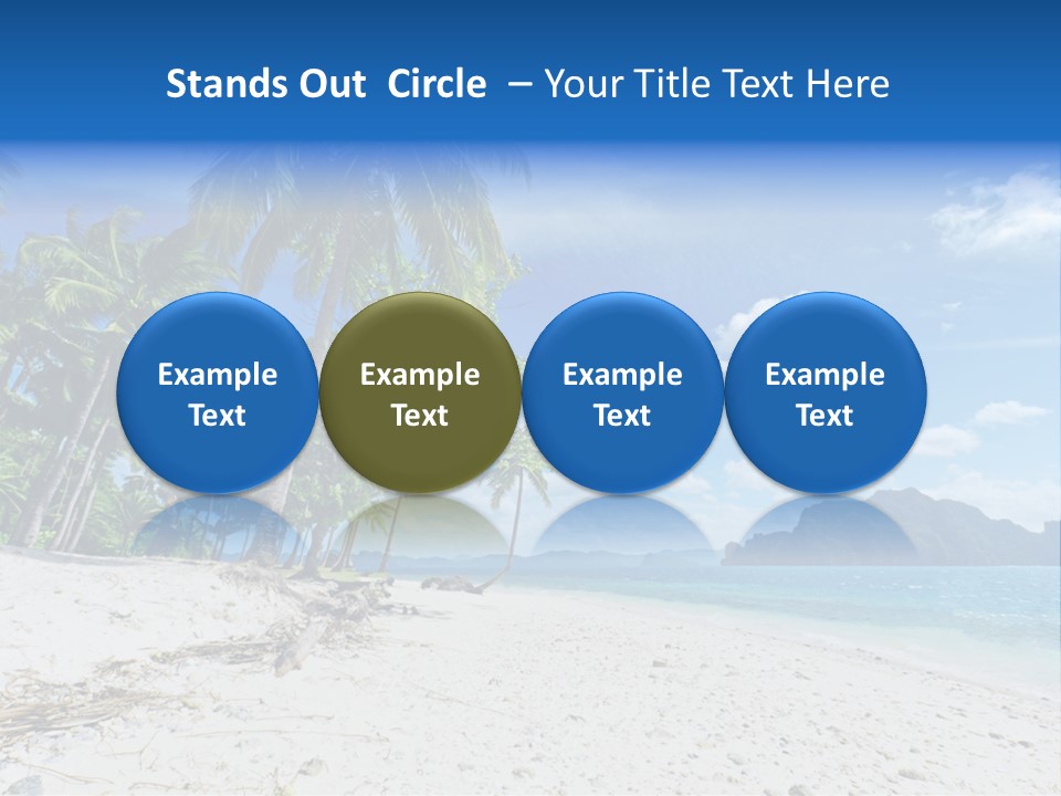 Water Sea Beauty PowerPoint Template