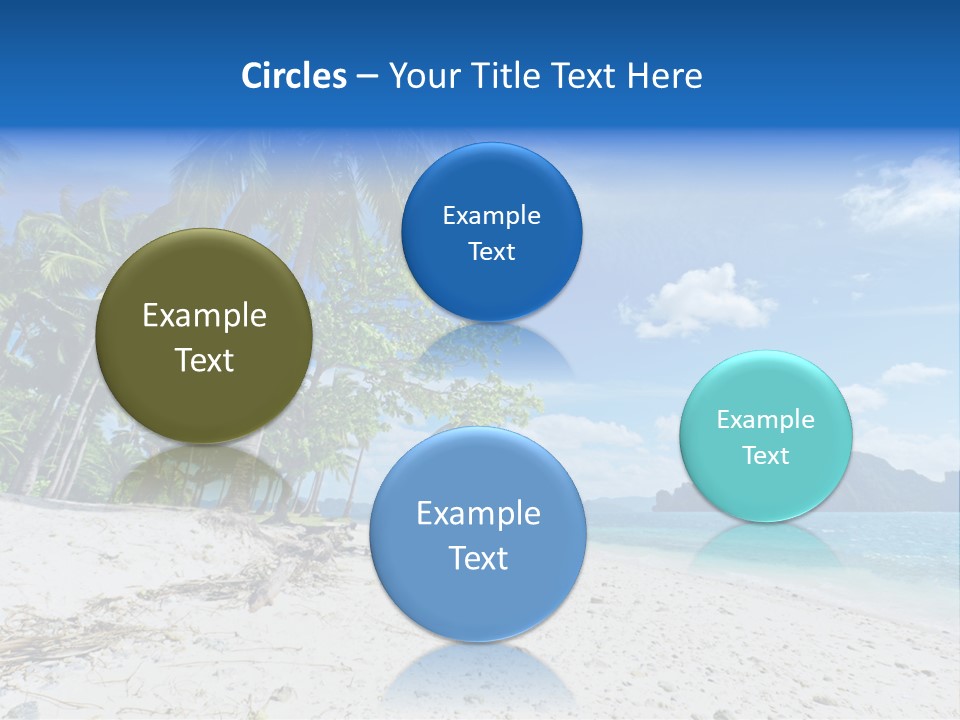 Water Sea Beauty PowerPoint Template