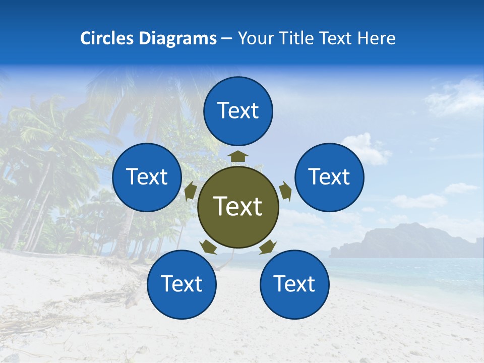 Water Sea Beauty PowerPoint Template