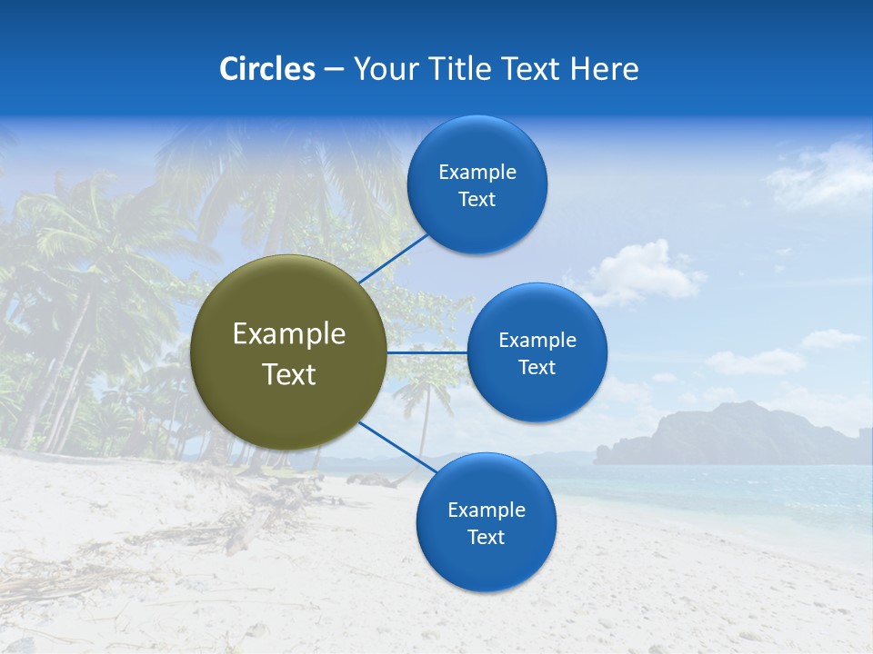 Water Sea Beauty PowerPoint Template