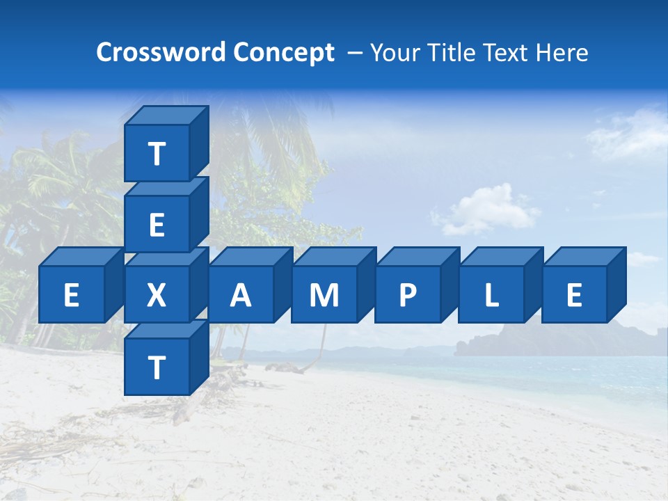 Water Sea Beauty PowerPoint Template