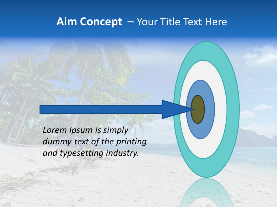 Water Sea Beauty PowerPoint Template