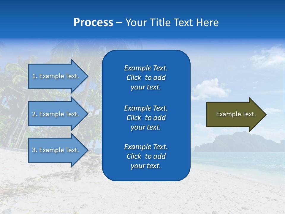 Water Sea Beauty PowerPoint Template
