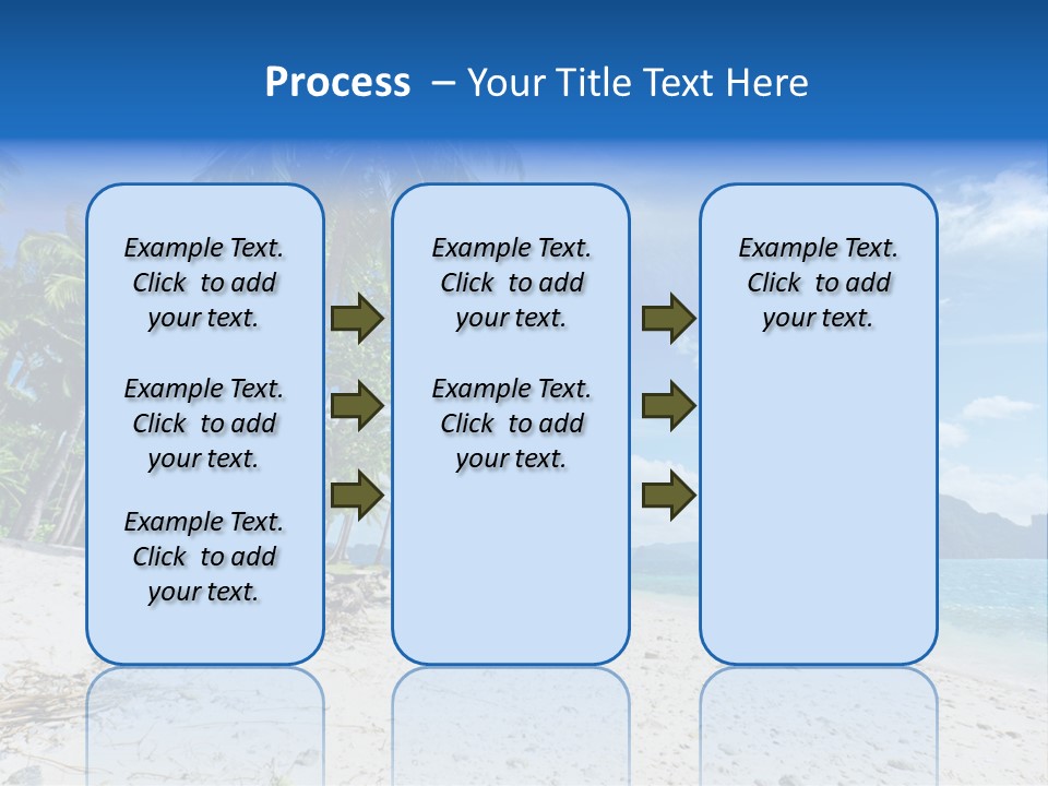 Water Sea Beauty PowerPoint Template