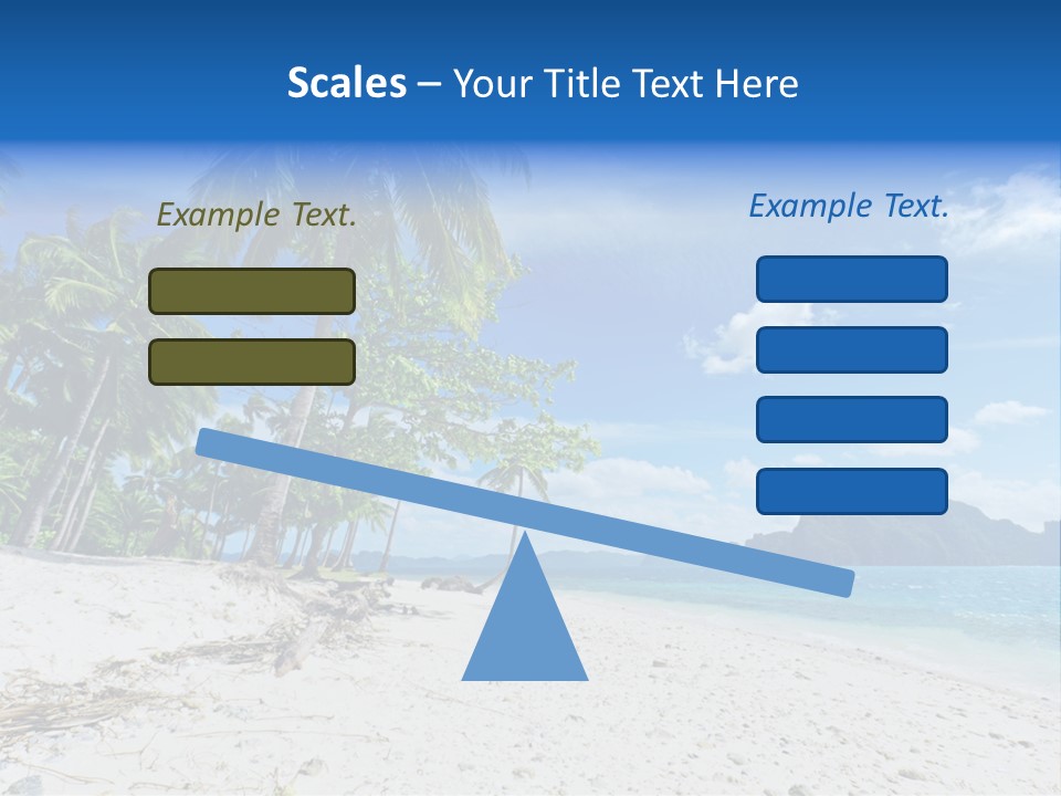 Water Sea Beauty PowerPoint Template