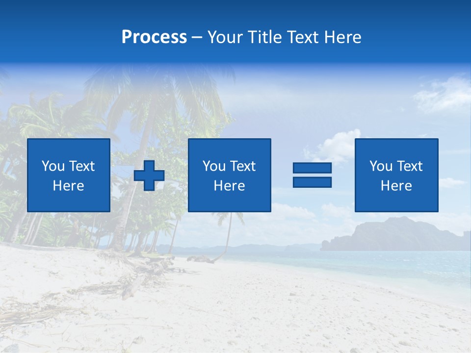 Water Sea Beauty PowerPoint Template