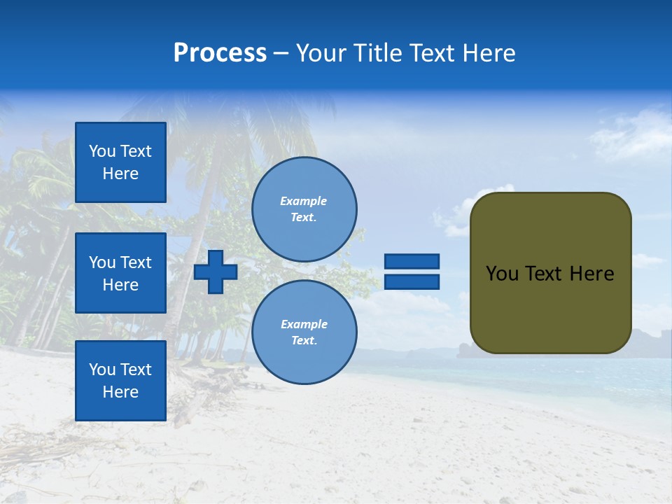 Water Sea Beauty PowerPoint Template