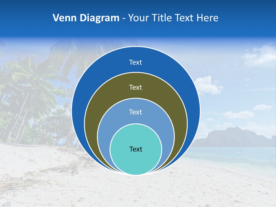 Water Sea Beauty PowerPoint Template