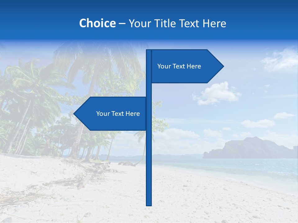 Water Sea Beauty PowerPoint Template