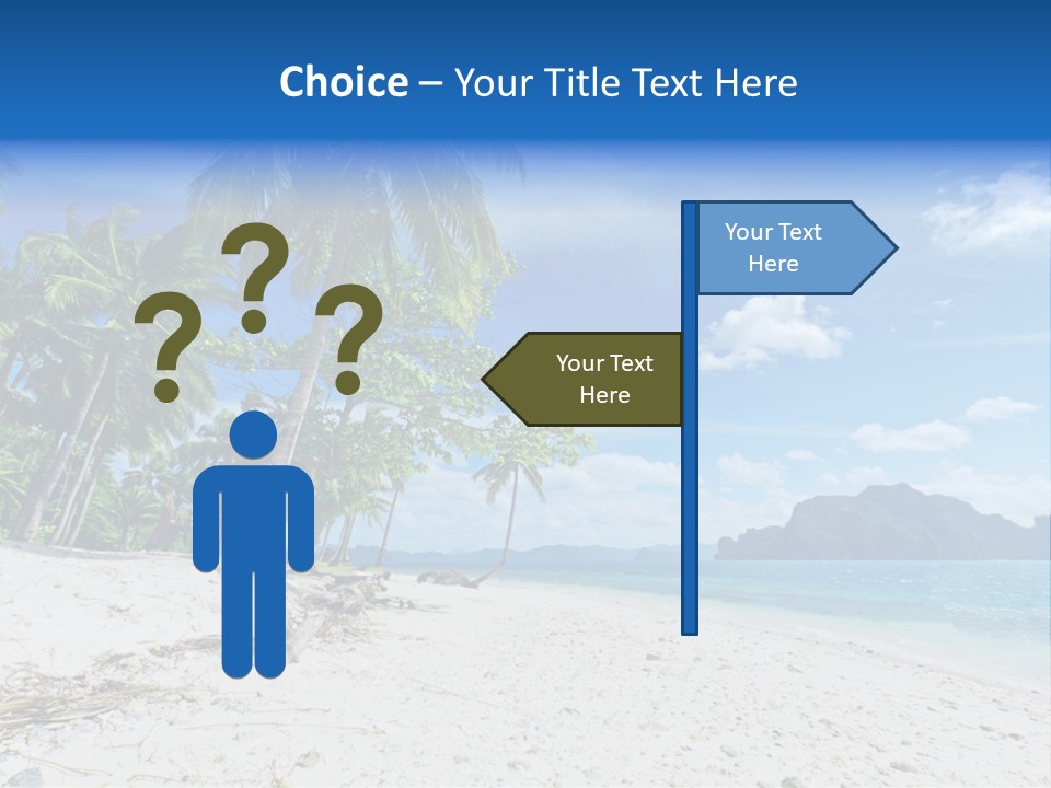 Water Sea Beauty PowerPoint Template