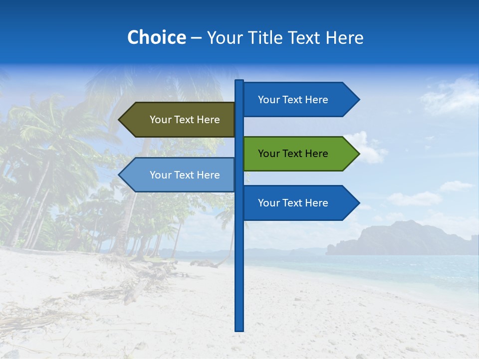 Water Sea Beauty PowerPoint Template