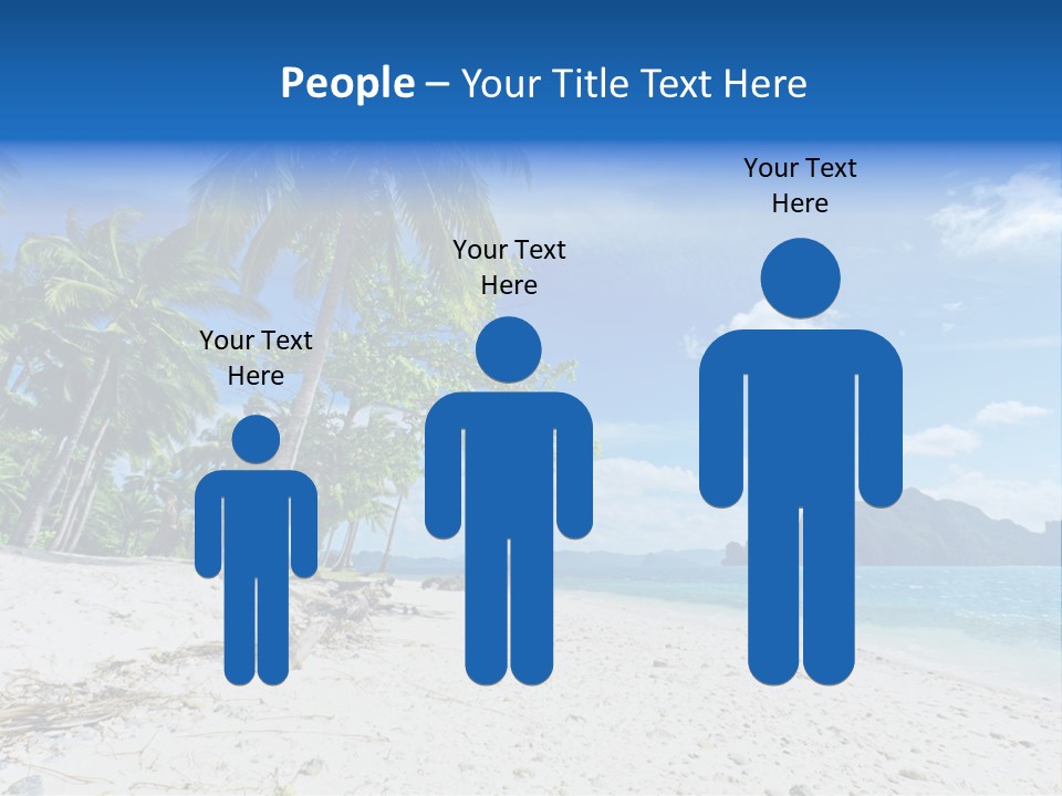 Water Sea Beauty PowerPoint Template