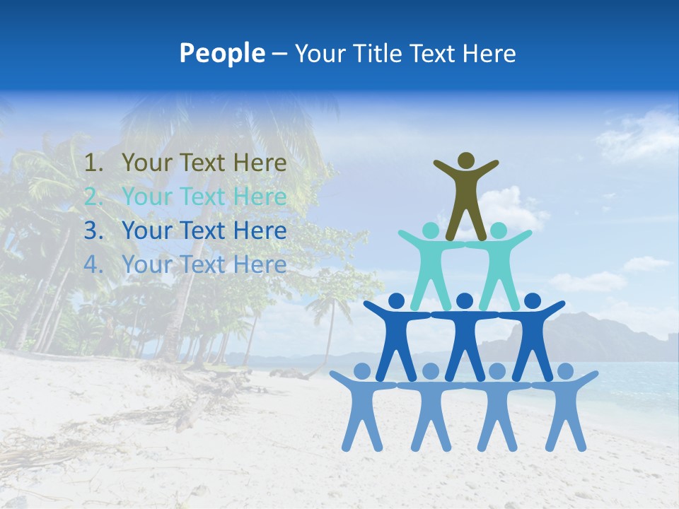 Water Sea Beauty PowerPoint Template