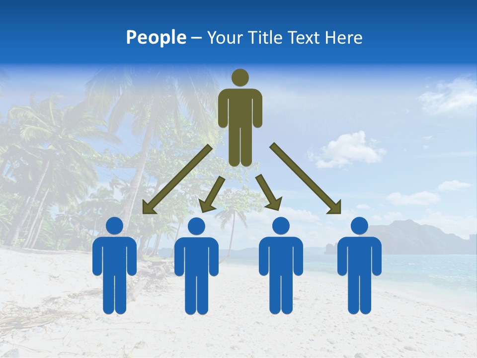 Water Sea Beauty PowerPoint Template