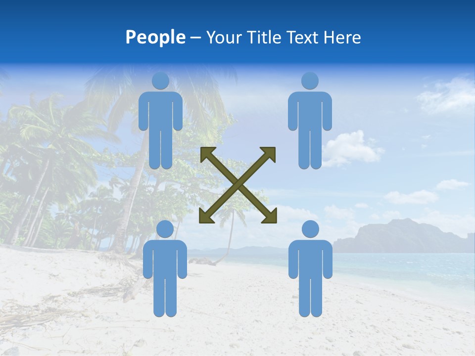 Water Sea Beauty PowerPoint Template