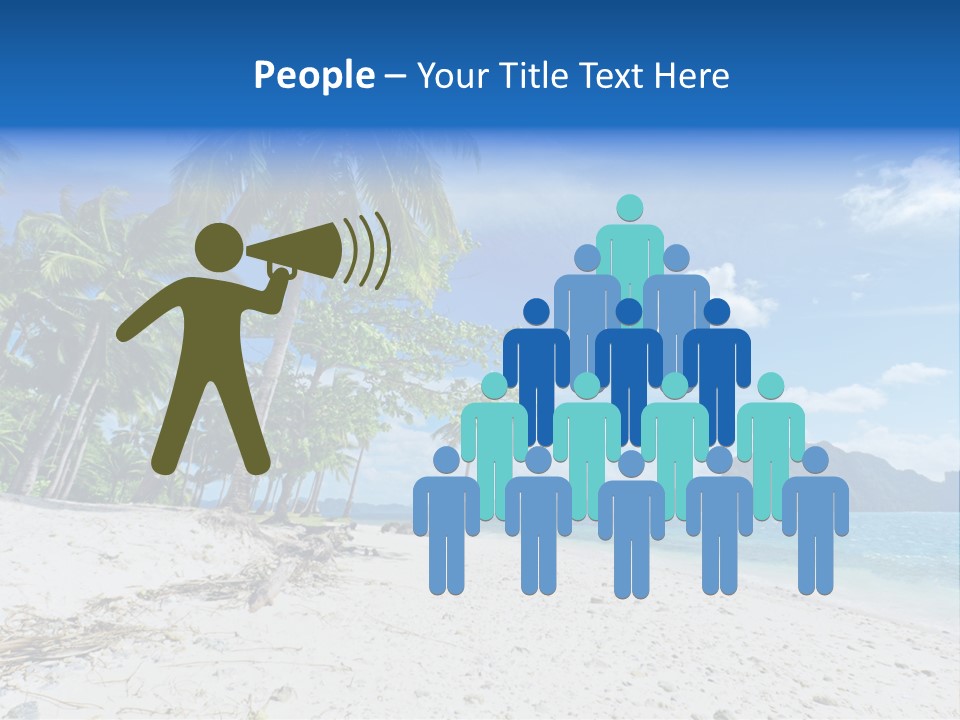 Water Sea Beauty PowerPoint Template