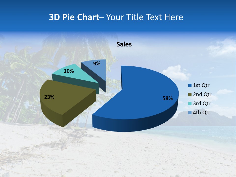 Water Sea Beauty PowerPoint Template