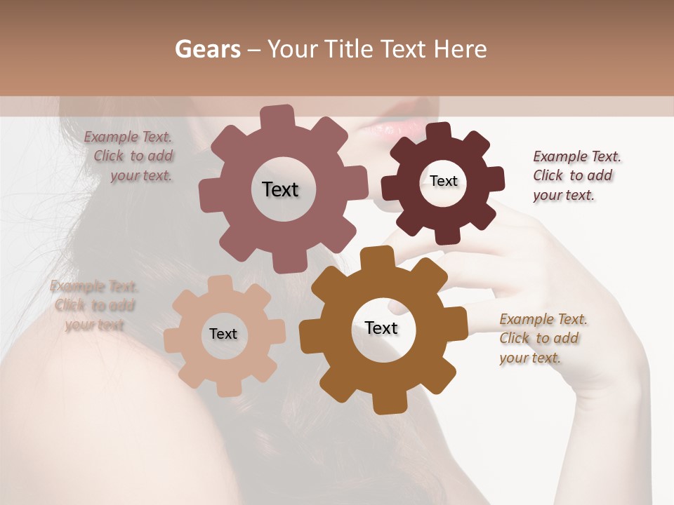 Adult Elegant Makeup PowerPoint Template