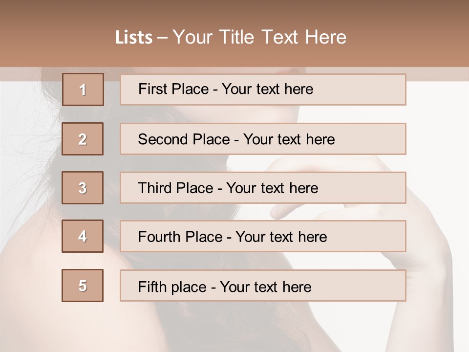 Adult Elegant Makeup PowerPoint Template