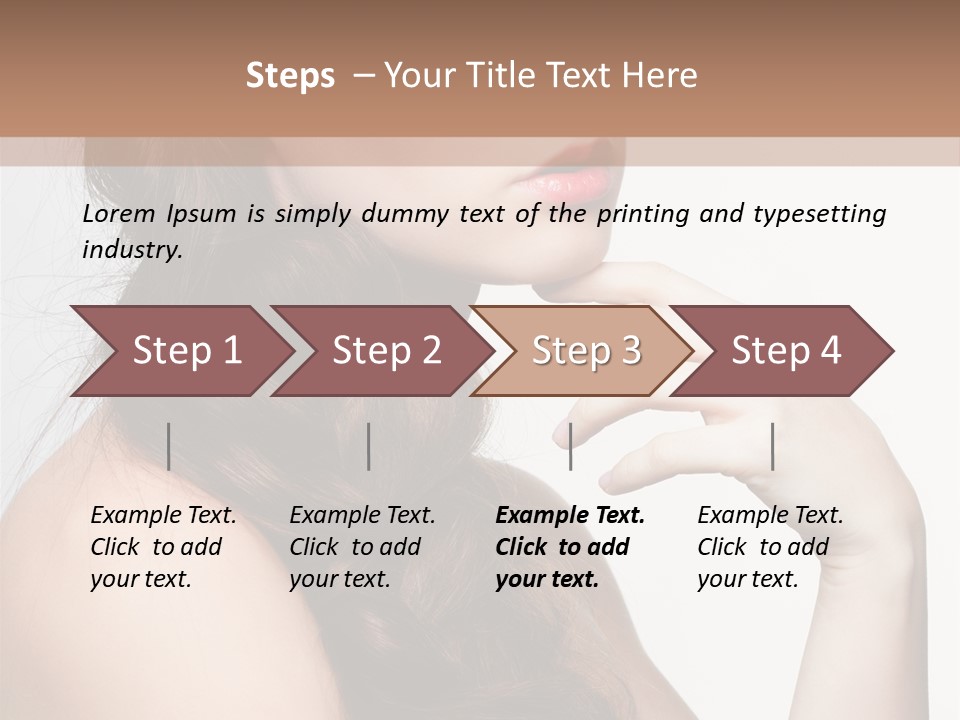Adult Elegant Makeup PowerPoint Template
