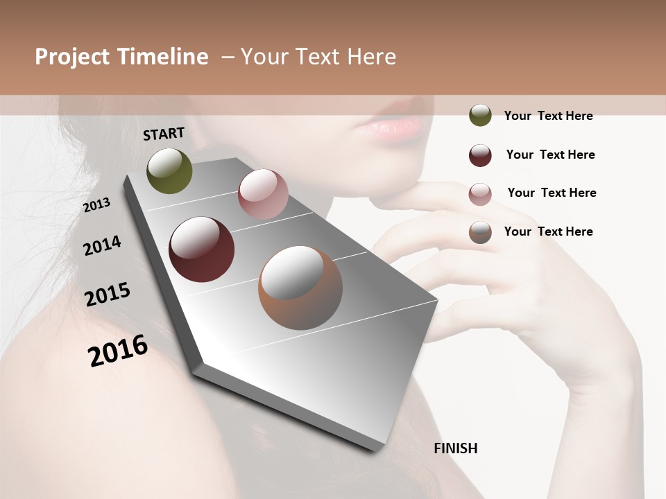 Adult Elegant Makeup PowerPoint Template