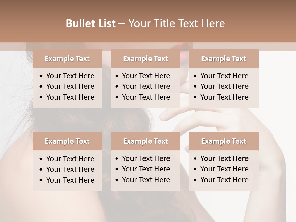 Adult Elegant Makeup PowerPoint Template