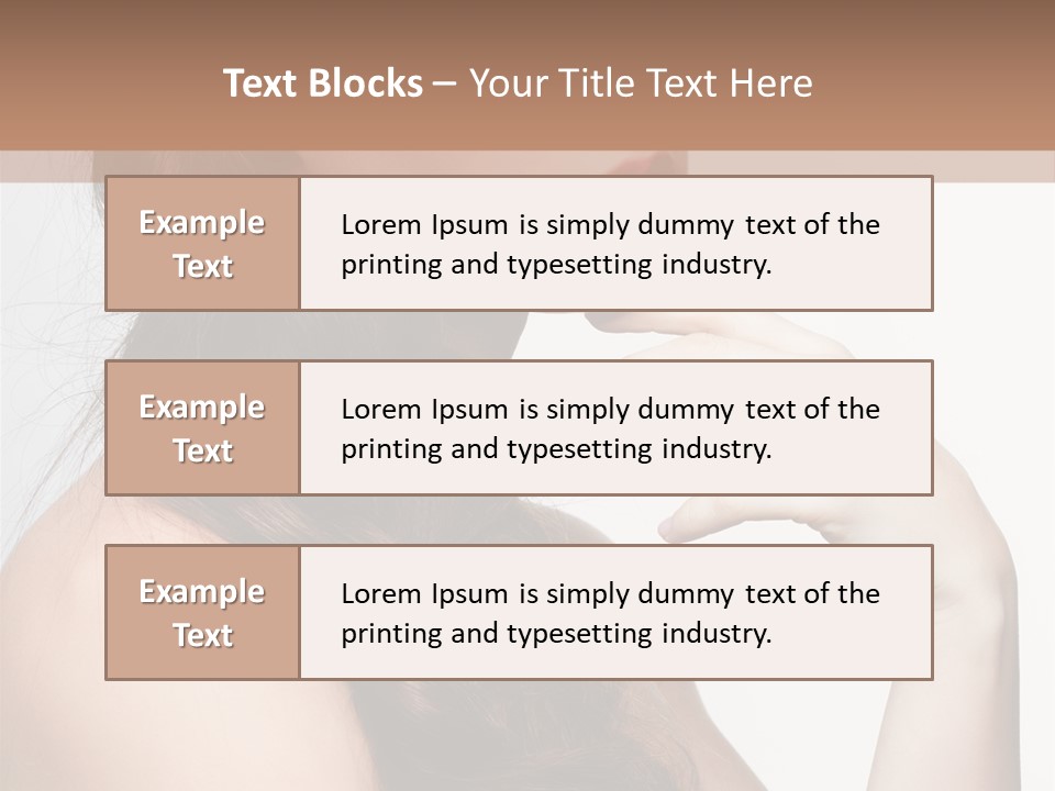 Adult Elegant Makeup PowerPoint Template