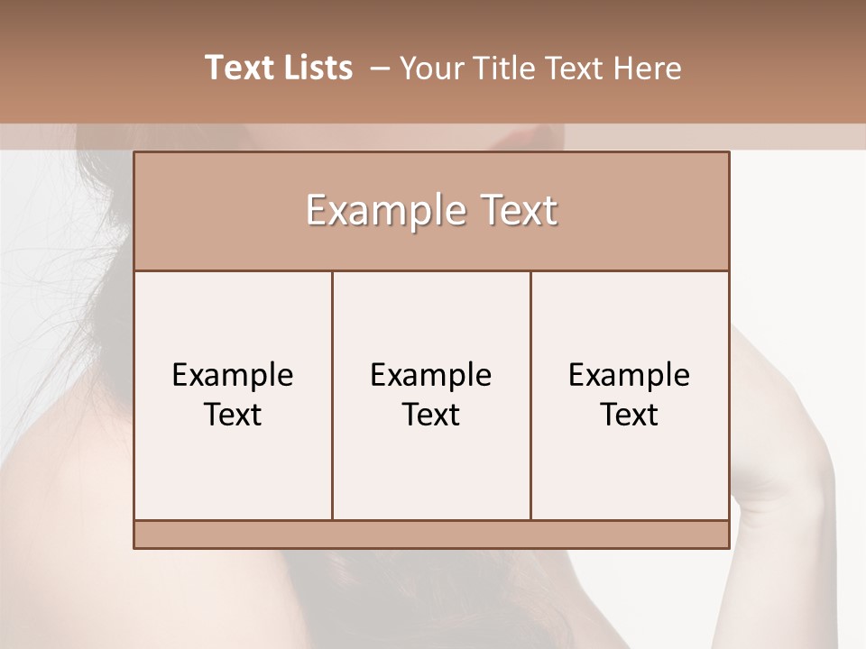 Adult Elegant Makeup PowerPoint Template